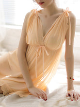 ZANZEA ladies Japanese and Korean style temperament solid color see-through lace mesh V-neck sleeveless short-sleeved two-wear fashion trend elegant pajamas short nightgown daily leisure vacation style home wear nightdress S-5XL