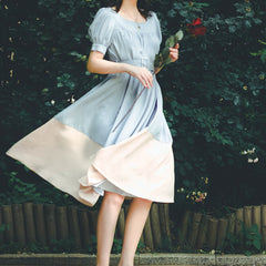 Dress ins super  thin women's clothing 2023 new trendy French first love platycodon skirt fried street skirt summer dress