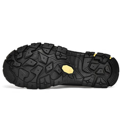 Large size 4546 first layer cowhide men's hiking shoes, men's autumn and winter warm shoes, waterproof and non-slip outdoor shoes