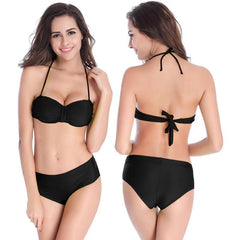 New super fire European and American sunbathing to increase gathering slim breathable bikini
