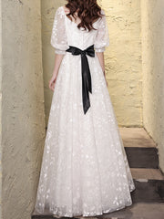 Ladies Long Sleeve Fashion Banquet Evening Dress LX433