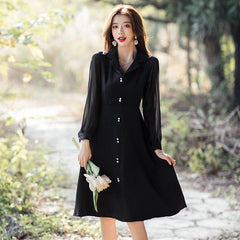 Spring women's 2021 new 13 line dress INS style small fragrance style single elegant skirt