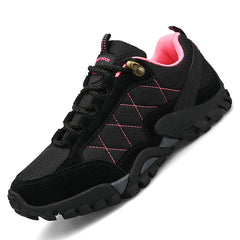 New style suede leather outdoor waterproof hiking shoes women's shoes