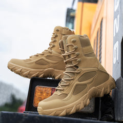 Large size ultralight military boots combat boots high-top military boots outdoor hiking boots