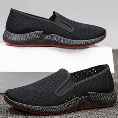 أحذية رياضية رجالية كاجوال شبكية قابلة للتنفس، أحذية رياضية غير قابلة للانزلاق ومقاومة للاهتراء للسفر والمشي لمسافات طويلة في الهواء الطلق، أحذية رياضية للمشي اليومي واللياقة البدنية