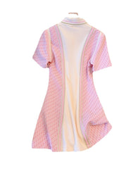 Small fragrance style French polo collar dress women's 2022 summer new high-end sports casual temperament skirt