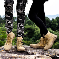 Couple's new desert boots autumn and winter British outdoor sports leisure breathable Martin tide shoes travel mountaineering boots