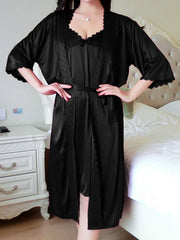 Ladies Pajamas Sexy Silk -end Ladies Homewear Set