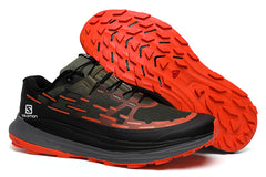 Army green orange red Salomon ULTRA GLIDE 8 men's trail running shoes women's breathable sports running shoes outdoor hiking shoes