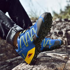 Designer Brand Men Trekking Shoes Fashion Outdoor Hiking Shoes Wear Resistant and Anti-Skid Walking Sports Footwear Male Casual Sneakers Plus Sizes