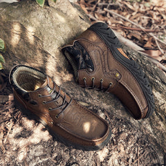 boots men's large size men's shoes autumn new short -top shoes men's sports casual shoes retro trendy shoes