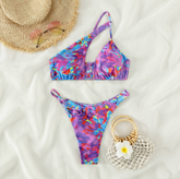 European and American Swimsuit Ladies Triangle Split Bikini Swimsuit