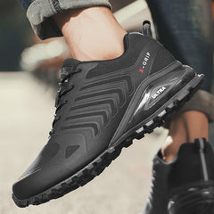 Outdoor running shoes spring and autumn large size air cushion men's shoes outdoor hiking shoes trail running shoes hiking shoes.