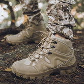 Autumn and winter large size men's shoes new special forces combat boots men's mid-cut military boots tactical boots spring training military shoes