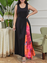 Black Side Panel Tank Dress