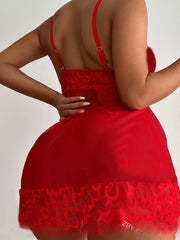 عميق الخامس المرأة باس النوم الدانتيل حبال المنزل تنورة قصيرة اللون الملابس الداخلية النسائية