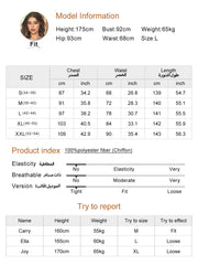 فستان شيفون وردي أنيق الخصر