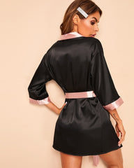 European and American women's fashion home wear nightgown