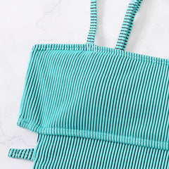 European and American sexy one piece swimsuit women's swimsuit bikini