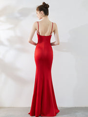 سيدتي، فستان سهرة مثير نحيف وفخم طويل الطراز، فستان أسود للحفلات