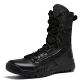 Outdoor hiking, motorcycle, men's shoes, locomotive, assault shoes, military boots, special forces, field long, combat boots, desert