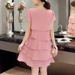 2023 summer wave cut sweet solid color short-sleeved slim-fit casual clothing ladies full set matching vest fashion simple O-neck casual new style 3*3