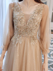 Best-selling new champagne evening dress elegant engagement dress host adult dress female bridesmaid dress small person looks thin