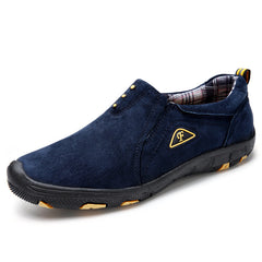 2020 new Amazon leather beanie shoes men's lazy shoes large size men's shoes casual men's shoes trendy shoes leather shoes