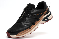 Black, brown and white Salomon outdoor casual retro XT WINGS 2 light knitted sports shoes men's hiking shoes 40-45