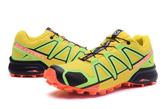 أصفر أخضر أسود سالومون في الهواء الطلق عادية ريترو سبيد كروس 4 محبوك سطح المشي أحذية رياضية رجالية أحذية المشي لمسافات طويلة 40-46