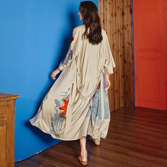 بيجامة شيفون جديدة لعام 2022 بيجامة نسائية خفيفة مقاسات كبيرة ملابس منزلية للربيع والصيف