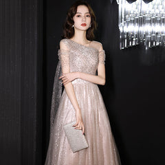 Best-selling new style evening dress women 2023 winter new banquet temperament can usually wear celebrity host dress