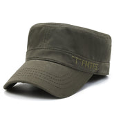 New Men Hat Classic vintage Airforce Military Caps Men Baseball Caps Simple casual solid color hat flat top cap  Outdoor travel sunshade cap dad hat