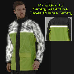 QIAN Raincoat Suit Impermeable Women/Men Hooded Motorcycle Poncho Rain Coat Motorcycle Rainwear S 4XL Hiking Fishing Rain Gear