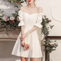 السيدات الأميرة لطيف قصير فستان حفلة عيد ميلاد بسيط LX271