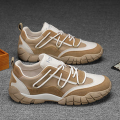 2023 New Men's Work Shoes Non-slip Wear-resistant Outdoor Hiking Shoes Comfortable Breathable Casual Shoes Fashion Shoes