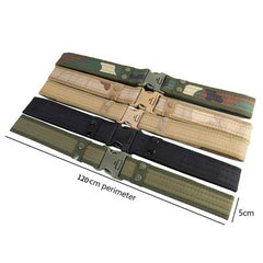 military style combat belt quick release tactical belt fashion men's canvas belt outdoor belt trainer