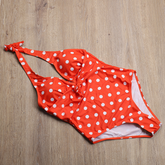 New swimsuit swimwear polka dot print one piece swimsuit