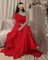 elegant chiffon waist dress