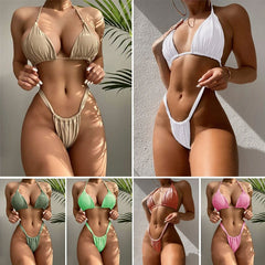 European and American swimsuit women's new style split bikini bikini sexy