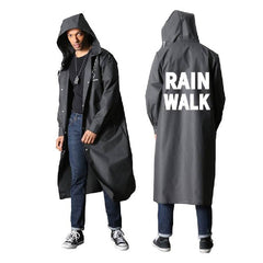 Women Men EVA Long Raincoat Waterproof Rain Coat Jacket for Hiking Travelling Cycling