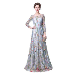 Hot sale new 2022 spring evening dress host flower retro elegant dress skirt fantasy banquet temperament long evening dress