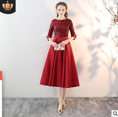 New style banquet elegant performance dinner annual meeting host long skirt Europe and America
