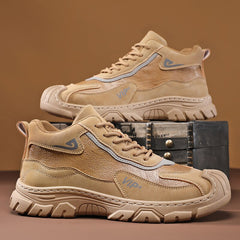 Autumn high-top Martin boots tooling leather boots outdoor men's boots motorcycle British men's shoes hiking shoes