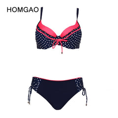 HOMGAO رفع Ruched البيكينيات ملابس النساء مثير قطعتين المايوه المرقعة البطن تحكم ثوب السباحة 2022 الإناث مجموعة L-4XL