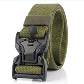New Tactical Belt Full Metal  Buckle Military Belt Tough  Nylon Quick Release Army Belt