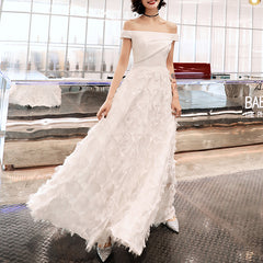 Ladies One Shoulder Long Banquet Evening Dress Party Dress LX100