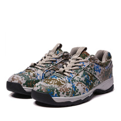 Men's breathable wear-resistant outdoor hiking sports running military shoes fire training shoes breathable hiking shoes security work shoes