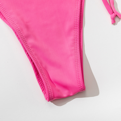 European and American fashion strap triangle bag split bikini swimsuit