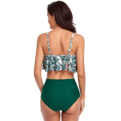 Summer 2021 Waist Swimsuit 2 Piece Female Biquini Fruit Print Women'S Swimwear Bathing Suit Women Swimsuit Ladies